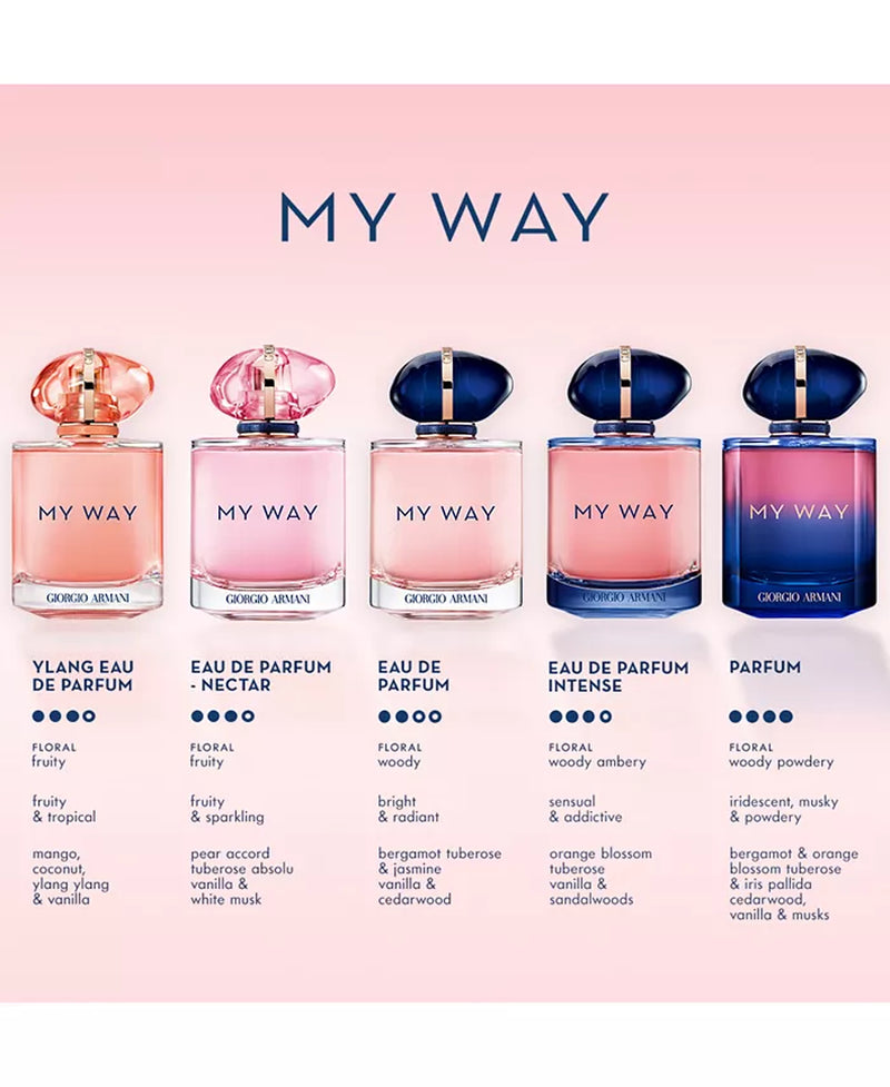 Armani My Way Ylang Eau De Parfum Spray, 3 Oz.